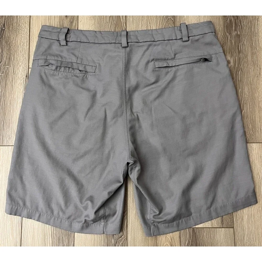 Lululemon ABC Classic Fit Shorts Mens 36 Gray Stretch Golf Chino Warpstreme